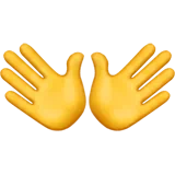 Open Hands Sign — Apple