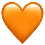 Orange Heart — Apple