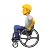 Person in Manual Wheelchair — Apple