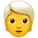 Person: White Hair — Apple