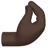 Pinched Fingers: Dark Skin Tone — Apple