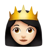 Princess: Light Skin Tone — Apple