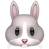 토끼 얼굴 — Apple