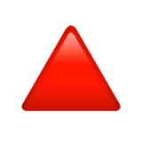 Up-Pointing Red Triangle — Apple