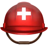 Helmet with White Cross — Apple