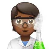 Scientist: Medium-Dark Skin Tone — Apple