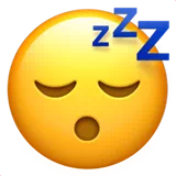 Sleeping Face — Apple