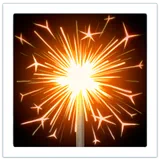 Firework Sparkler — Apple