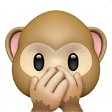 Speak-No-Evil Monkey — Apple