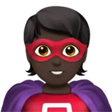 Superhero: Dark Skin Tone — Apple