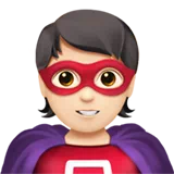 Superhero: Light Skin Tone — Apple