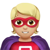 Superhero: Medium-Light Skin Tone — Apple