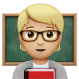 Teacher: Medium-Light Skin Tone — Apple