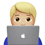 기술자: 중간 정도의 밝은 피부 톤 — Apple