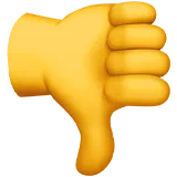 Thumbs Down Sign — Apple