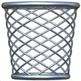 Wastebasket — Apple