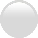 Medium White Circle — Apple