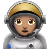 Woman Astronaut: Medium Skin Tone — Apple