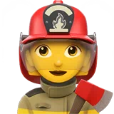 Woman Firefighter — Apple