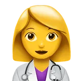 Woman Health Worker — Apple