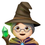 Woman Mage: Light Skin Tone — Apple