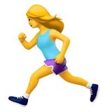 Woman Running — Apple