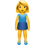 Woman Standing — Apple