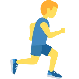 Man Running Facing Right — Discord