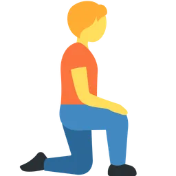 Person Kneeling Facing Right — Discord