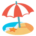Beach with Umbrella