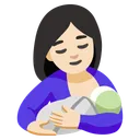 모유 수유: 밝은 피부 톤