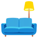 Couch and Lamp
