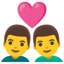 Couple with Heart: Man, Man
