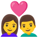 Couple with Heart: Woman, Man
