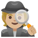 형사: 중간 밝은 피부 톤