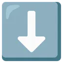 Downwards Black Arrow