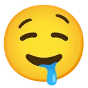 침 흘리는 얼굴