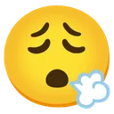 얼굴 숨 내쉬기