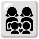 Family: Woman, Woman, Girl, Boy
