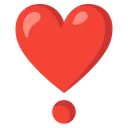 Heavy Heart Exclamation Mark Ornament