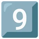Keycap Digit Nine