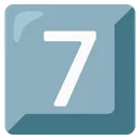 Keycap Digit Seven
