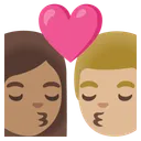 Kiss: Woman, Man, Medium Skin Tone, Medium-Light Skin Tone