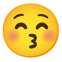 눈을 감고 얼굴에 키스하기