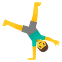Man Cartwheeling