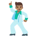 Man Dancing: Medium Skin Tone