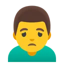 찡그린 남자
