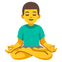 Man in Lotus Position