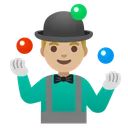 Man Juggling: Medium-Light Skin Tone