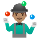 Man Juggling: Medium Skin Tone